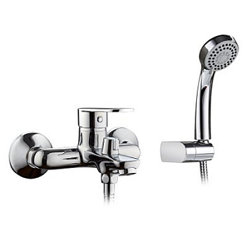 Смеситель L3010 (40) для ванны с коротким изливом дивертор в корпусе LEDEME 